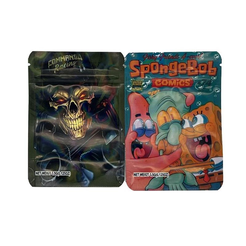 SpongeBob 420 Weed Mylar Bags